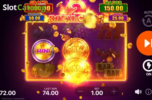 Οθόνη6. Royal Coins 2: Hold and Win Κουλοχέρης 