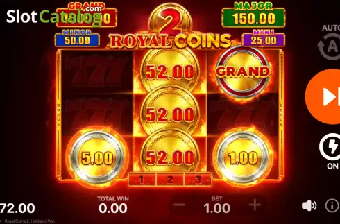 Οθόνη9. Royal Coins 2: Hold and Win Κουλοχέρης 
