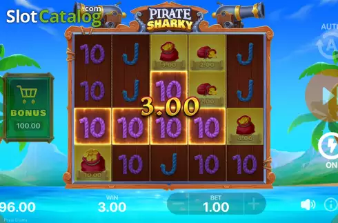 Οθόνη4. Pirate Sharky Κουλοχέρης
