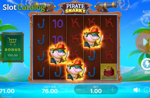 Οθόνη7. Pirate Sharky Κουλοχέρης
