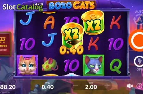 Οθόνη3. Bozo Cats Κουλοχέρης