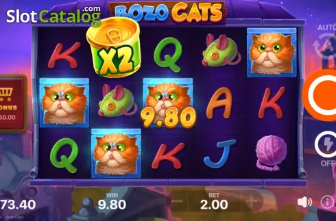 Οθόνη5. Bozo Cats Κουλοχέρης