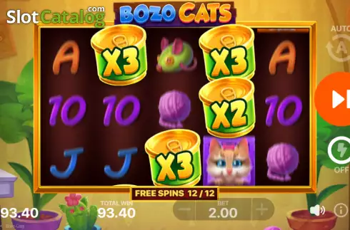 Οθόνη9. Bozo Cats Κουλοχέρης