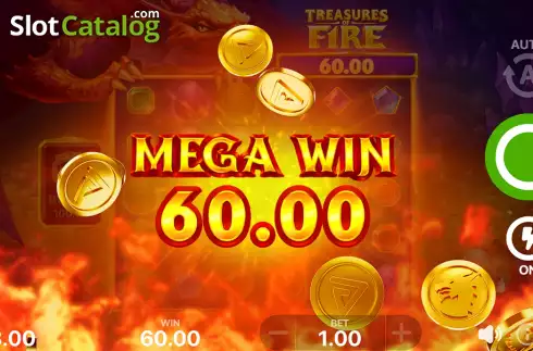 Οθόνη6. Treasures of Fire: Scatter Pays Κουλοχέρης