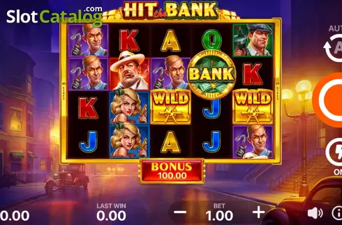 Οθόνη3. Hit the Bank: Hold and Win Κουλοχέρης