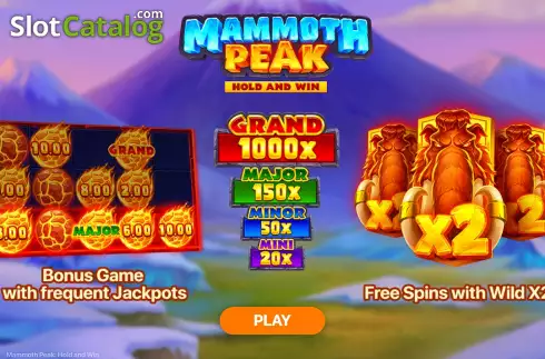 Οθόνη2. Mammoth Peak: Hold and Win Κουλοχέρης