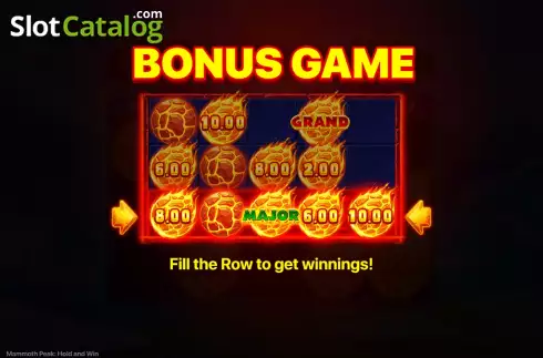 Οθόνη6. Mammoth Peak: Hold and Win Κουλοχέρης