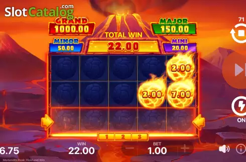 Οθόνη8. Mammoth Peak: Hold and Win Κουλοχέρης