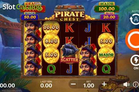 Οθόνη3. Pirate Chest: Hold and Win Κουλοχέρης