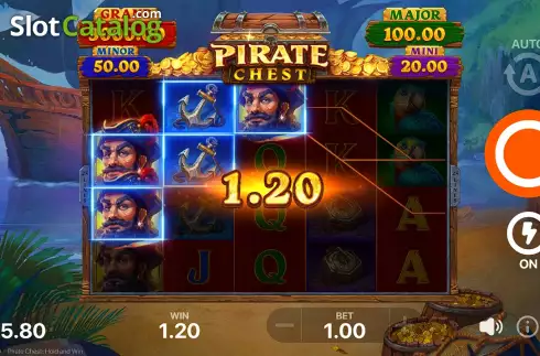 Οθόνη4. Pirate Chest: Hold and Win Κουλοχέρης