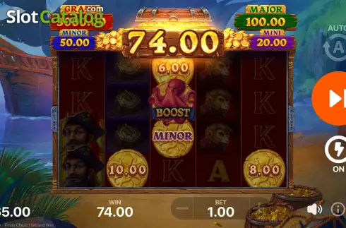 Οθόνη5. Pirate Chest: Hold and Win Κουλοχέρης