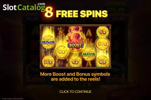 Οθόνη7. Pirate Chest: Hold and Win Κουλοχέρης
