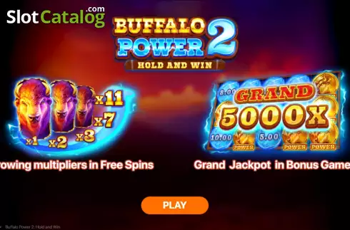 Οθόνη2. Buffalo Power 2: Hold and Win Κουλοχέρης