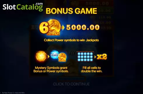Οθόνη6. Buffalo Power 2: Hold and Win Κουλοχέρης