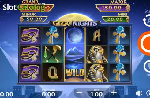 Οθόνη3. Giza Nights: Hold and Win Κουλοχέρης 