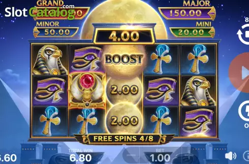 Οθόνη6. Giza Nights: Hold and Win Κουλοχέρης 