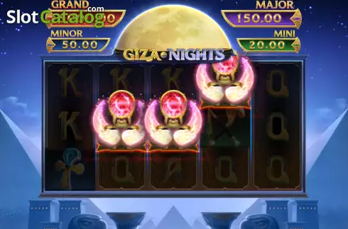 Οθόνη7. Giza Nights: Hold and Win Κουλοχέρης 
