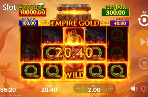 Οθόνη6. Empire Gold: Hold and Win Κουλοχέρης