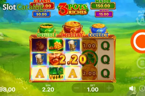 Οθόνη4. 3 Pots Riches: Hold and Win Κουλοχέρης