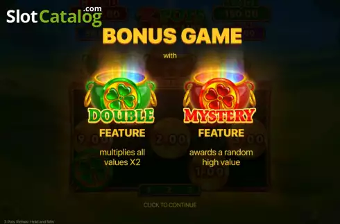 Οθόνη8. 3 Pots Riches: Hold and Win Κουλοχέρης