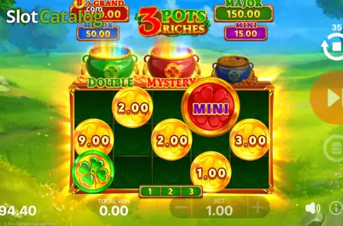 Οθόνη9. 3 Pots Riches: Hold and Win Κουλοχέρης