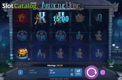 Οθόνη 2. Art of the Heist Κουλοχέρης