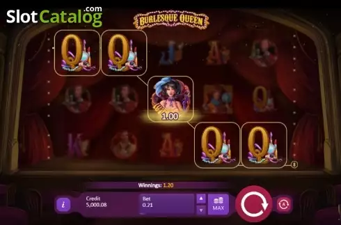 Οθόνη 3. Burlesque Queen Κουλοχέρης 