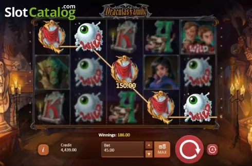 Οθόνη 4. Dracula's Family Κουλοχέρης