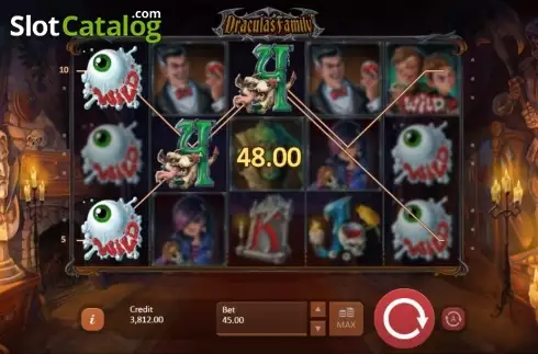 Οθόνη 6. Dracula's Family Κουλοχέρης