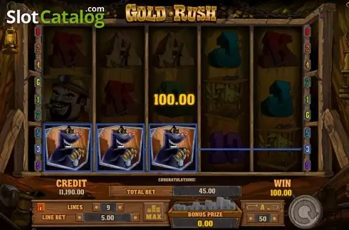 Οθόνη 2. Gold Rush (Playson) Κουλοχέρης