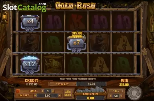 Οθόνη 6. Gold Rush (Playson) Κουλοχέρης