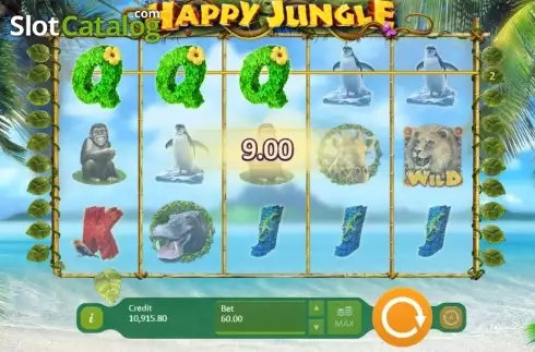 Οθόνη 3. Happy Jungle Κουλοχέρης