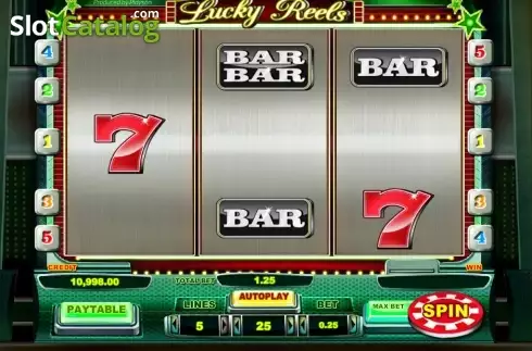 Οθόνη 1. Lucky Reels (Playson) Κουλοχέρης