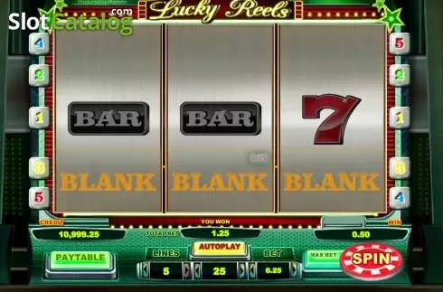 Οθόνη 2. Lucky Reels (Playson) Κουλοχέρης