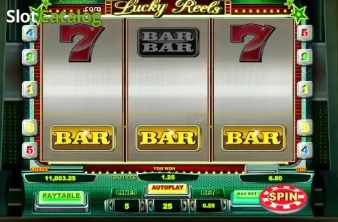 Οθόνη 3. Lucky Reels (Playson) Κουλοχέρης