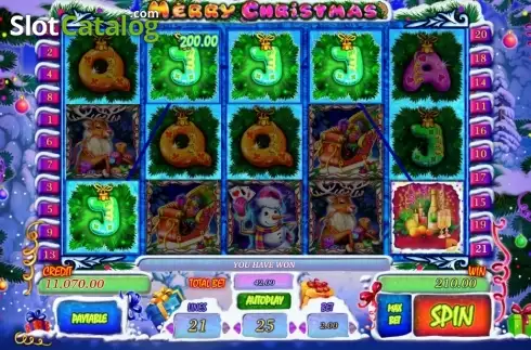 Οθόνη 3. Merry Christmas (Playson) Κουλοχέρης