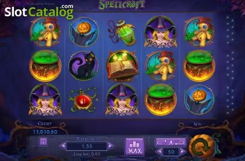 Οθόνη 1. SpellCraft Κουλοχέρης