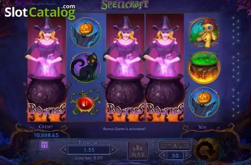 Οθόνη 4. SpellCraft Κουλοχέρης
