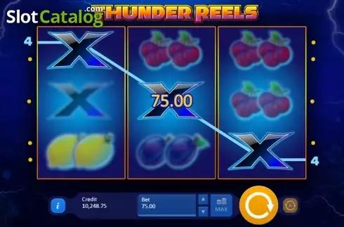 Οθόνη 2. Thunder Reels Κουλοχέρης