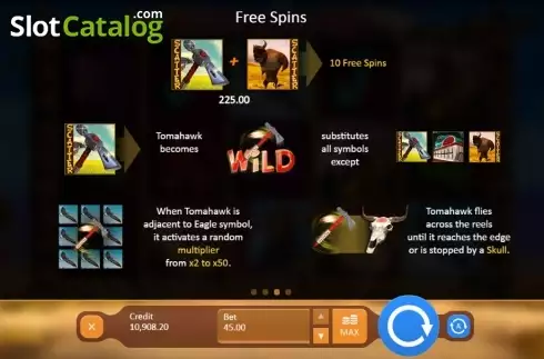 Πίνακας πληρωμών 3. Wild Hunter (Playson) Κουλοχέρης