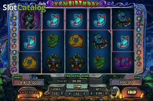 Οθόνη 8. Zombirthday Κουλοχέρης