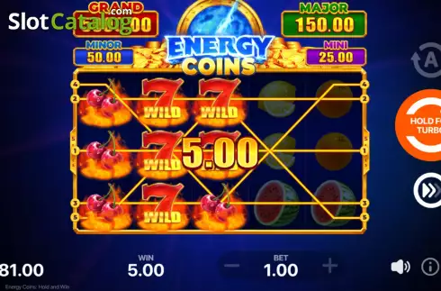 Οθόνη5. Energy Coins: Hold and Win Κουλοχέρης