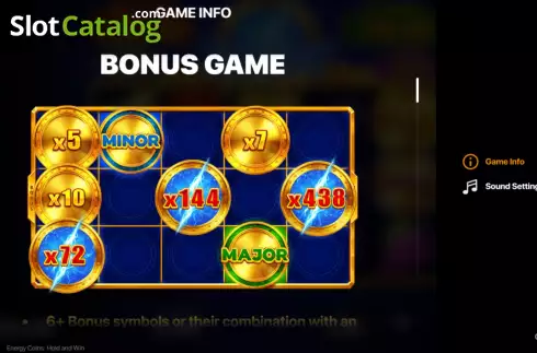 Οθόνη9. Energy Coins: Hold and Win Κουλοχέρης