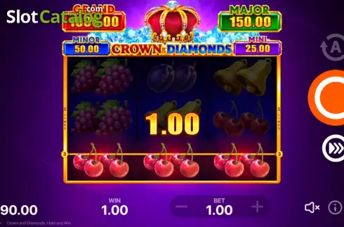 Οθόνη6. Crown and Diamonds: Hold and Win Κουλοχέρης
