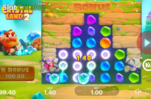 Οθόνη3. Crystal Land 2 Κουλοχέρης