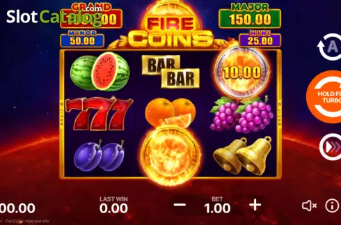 Οθόνη2. Fire Coins: Hold and Win Κουλοχέρης