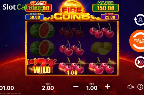 Οθόνη4. Fire Coins: Hold and Win Κουλοχέρης
