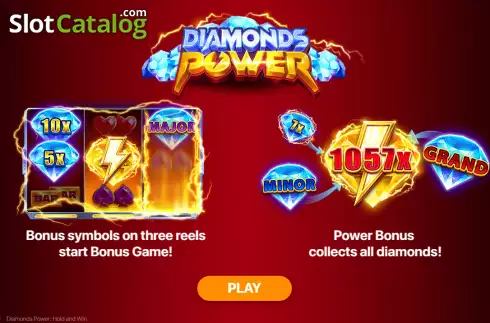 Οθόνη2. Diamonds Power: Hold and Win Κουλοχέρης