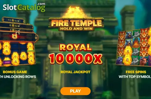 Οθόνη2. Fire Temple: Hold and Win Κουλοχέρης