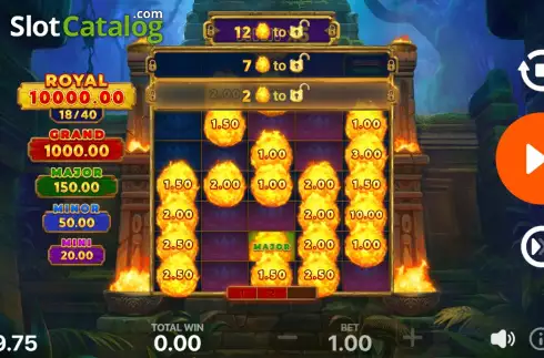 Οθόνη7. Fire Temple: Hold and Win Κουλοχέρης